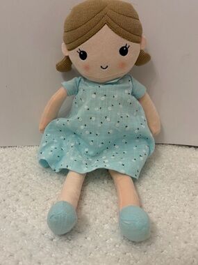 Linzy Toys Sweet Cakes Emily 16” Soft Plush RagDoll Brown Hair My First Doll